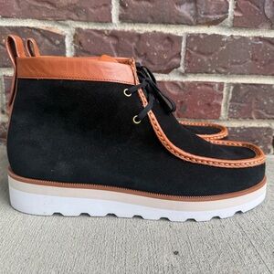 Coach Black and Tan Men's Boots